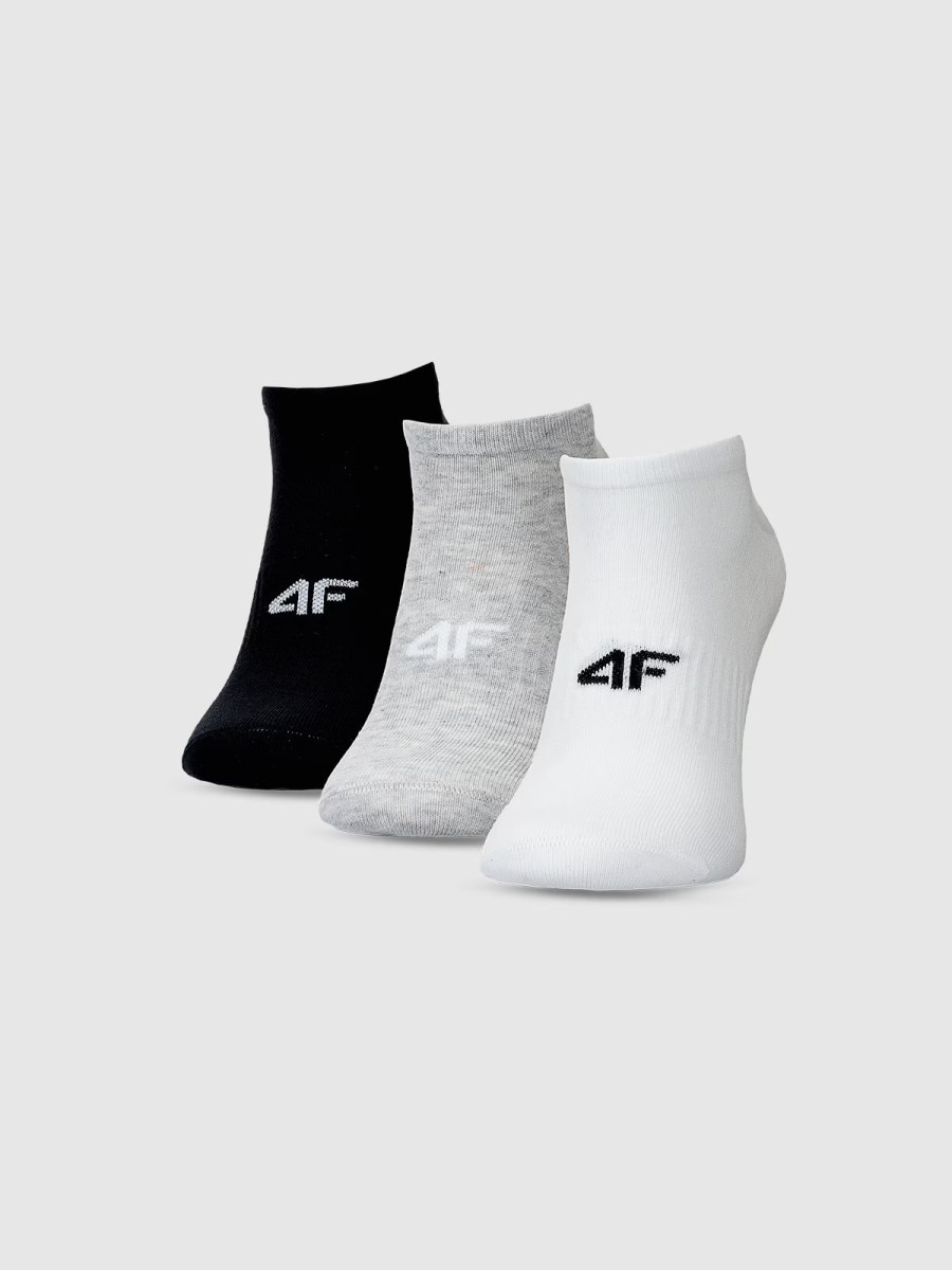 Męskie skarpetki (3-pack) 4F 4FWMM00USOCM442 - multikolor