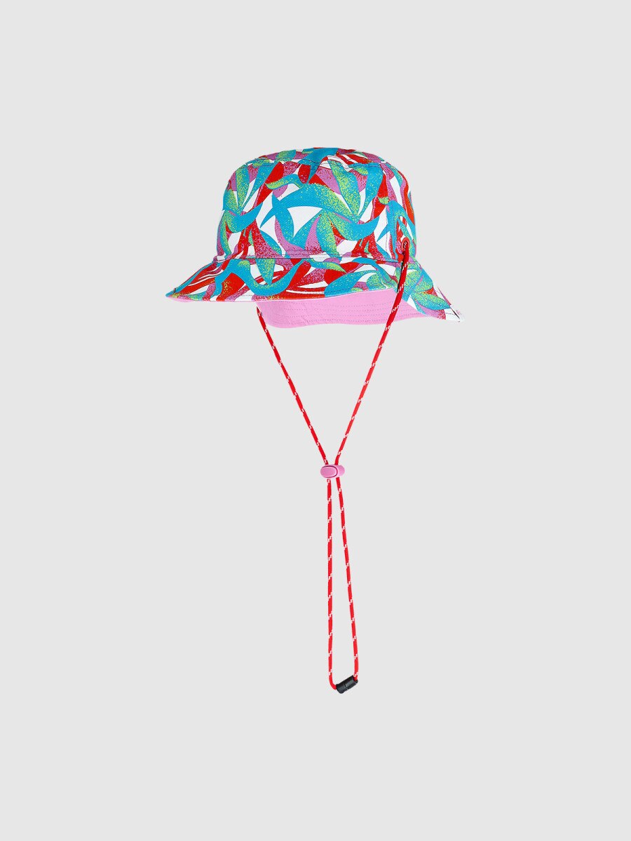 Kapelusz bucket hat dwustronny uniseks 4F 4FWSS25AHATU019 - różowy