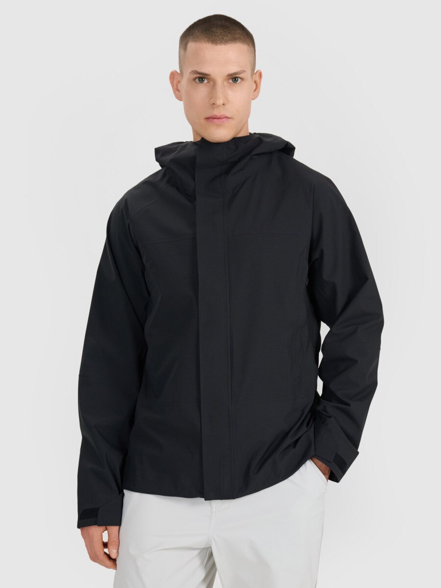 Męska kurtka trekkingowa 4F 4FWSS25TTJAM0750 - czarna