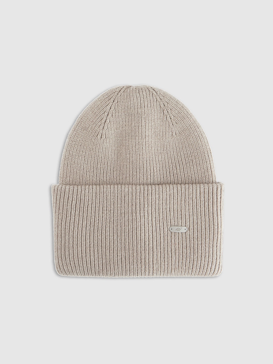 Czapka beanie uniseks 4F 4FRAW25ACAPU0721 - szara