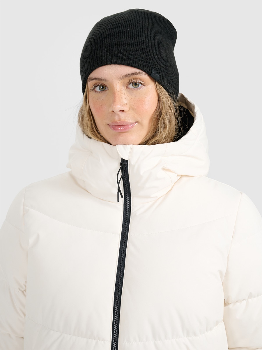 Czapka zimowa uniseks 4F 4FWMM00ACAPU633 - czarna