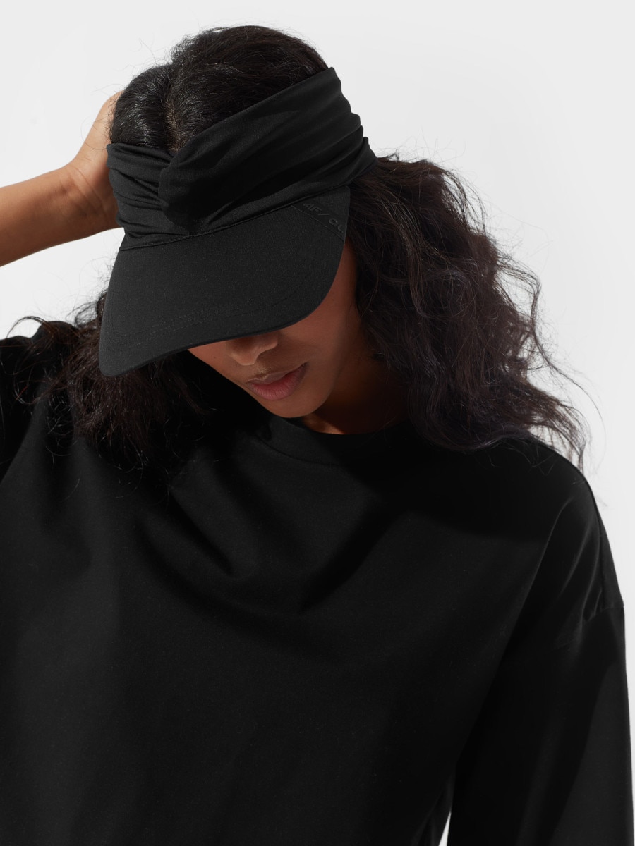 Damski daszek 4F 4FSSS23ACABF244 - czarny