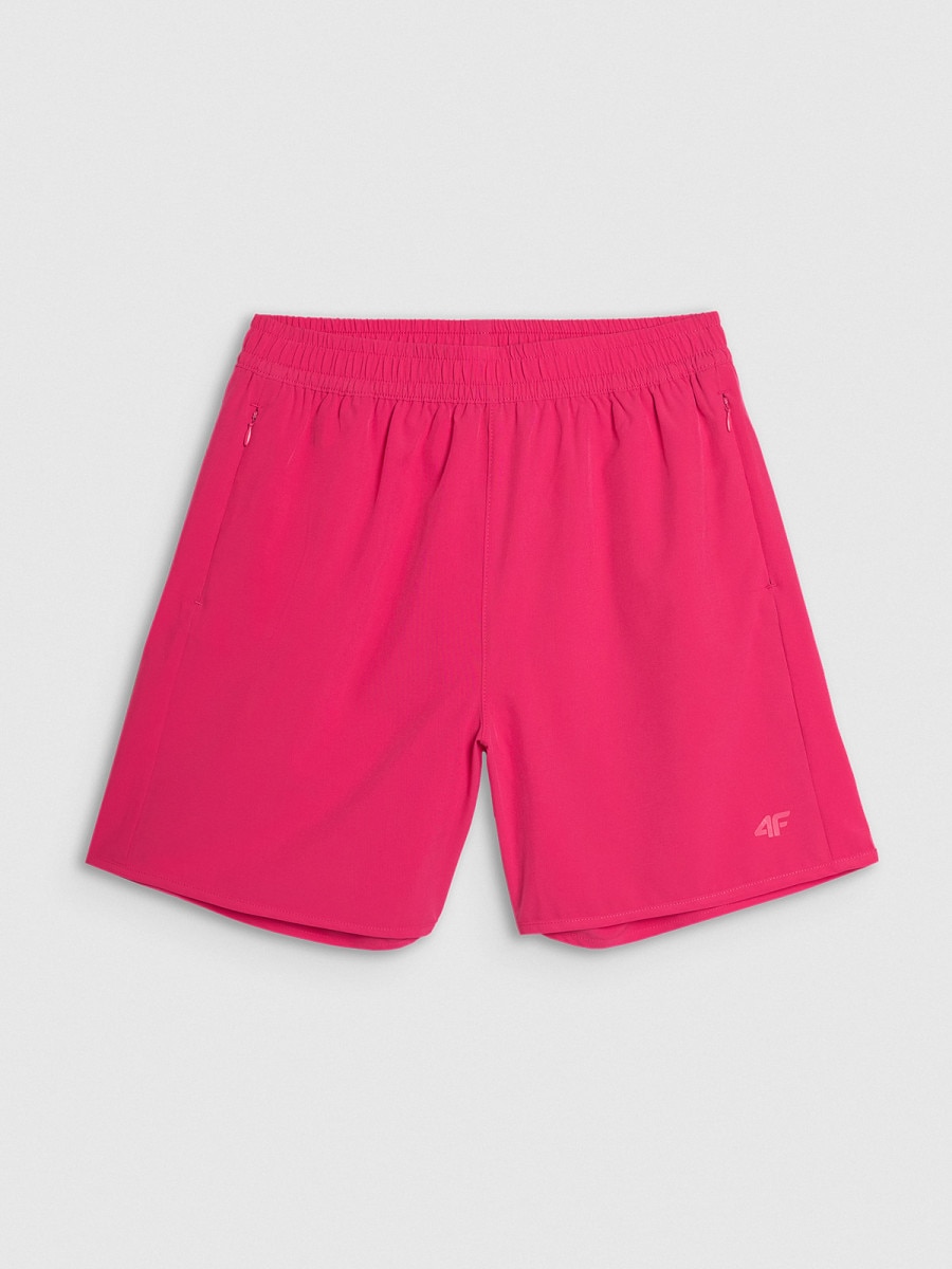 Damskie spodenki plażowe 4F 4FWSS25UBDSF149 - różowe