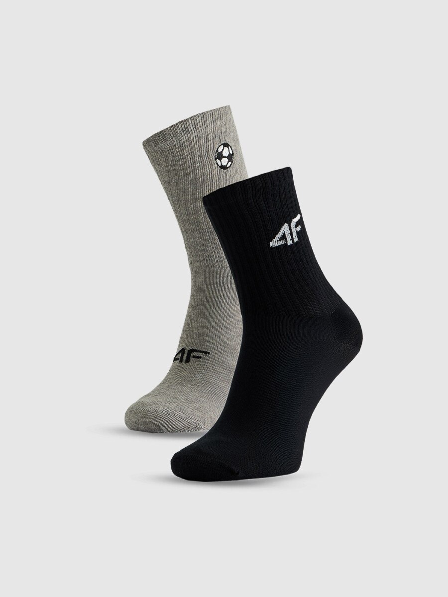 Chłopięce skarpetki (2-pack) 4F 4FJRSS26USOCM695 - multikolor