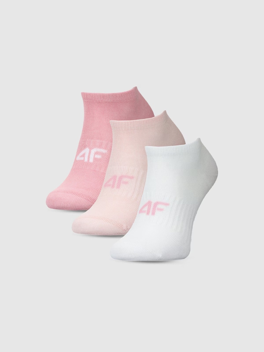 Dziewczęce skarpetki (3-pack) 4F 4FJWMM00USOCF496 - multikolor