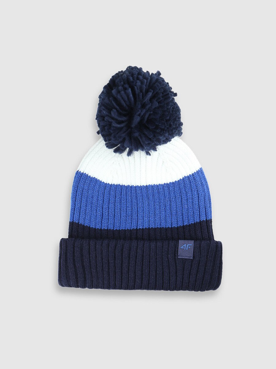 Chłopięca czapka zimowa 4F 4FJWAW25ACAPM660 - multikolor