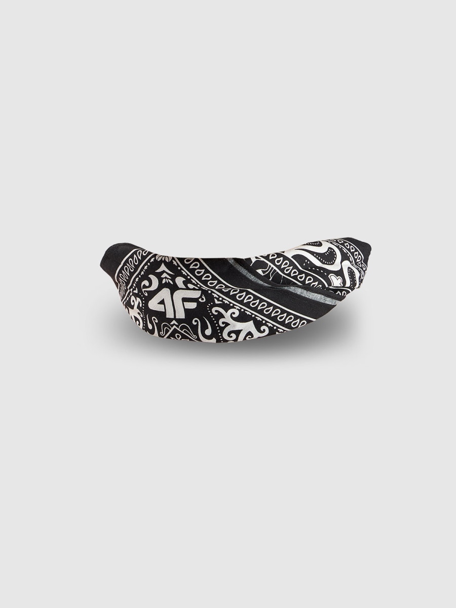 Dziecięca bandana 4F 4FJRAW25ABDAU130 - czarna