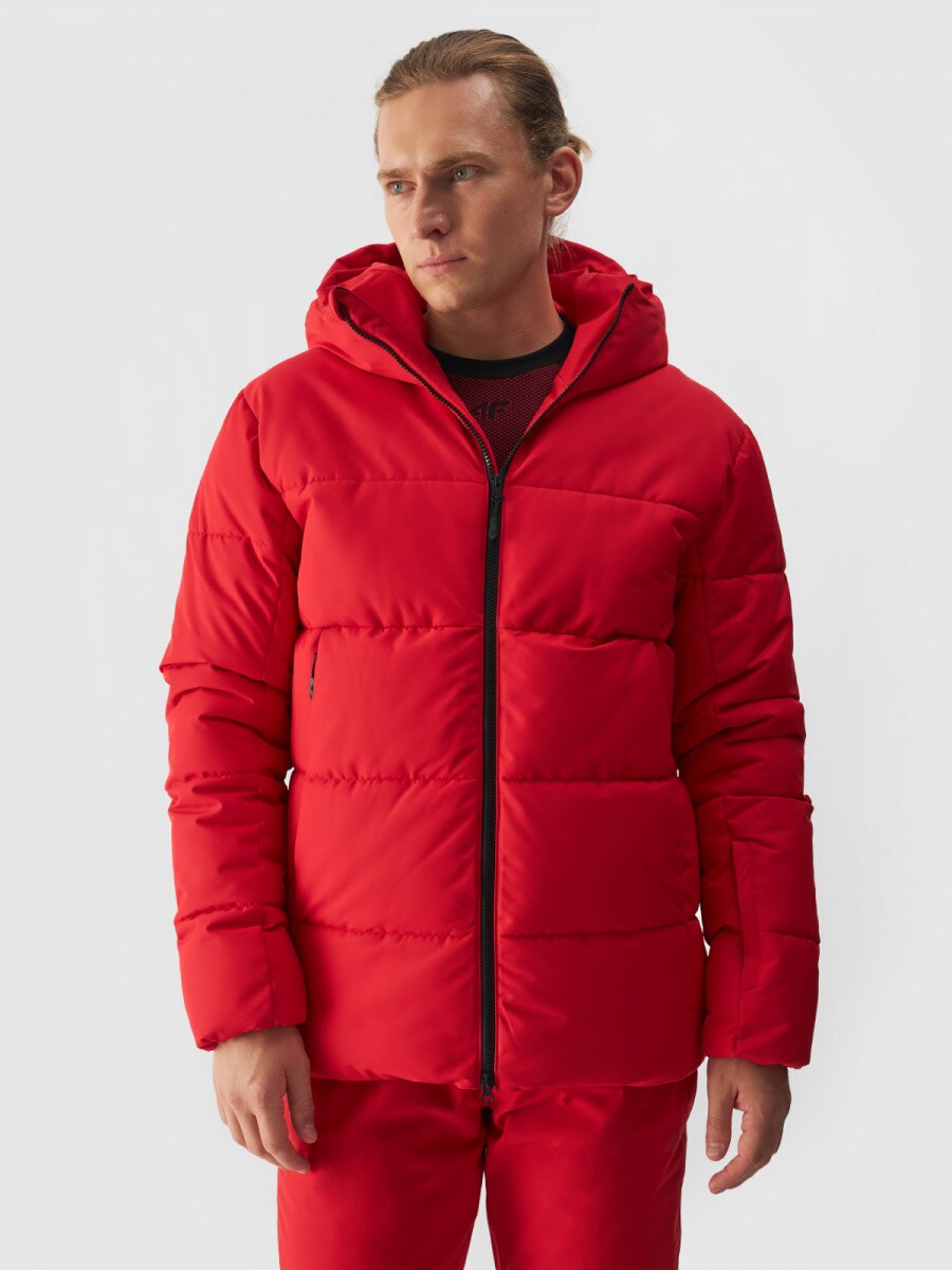 Męska kurtka narciarska 4F 4FWAW24TTJAM580 - czerwona