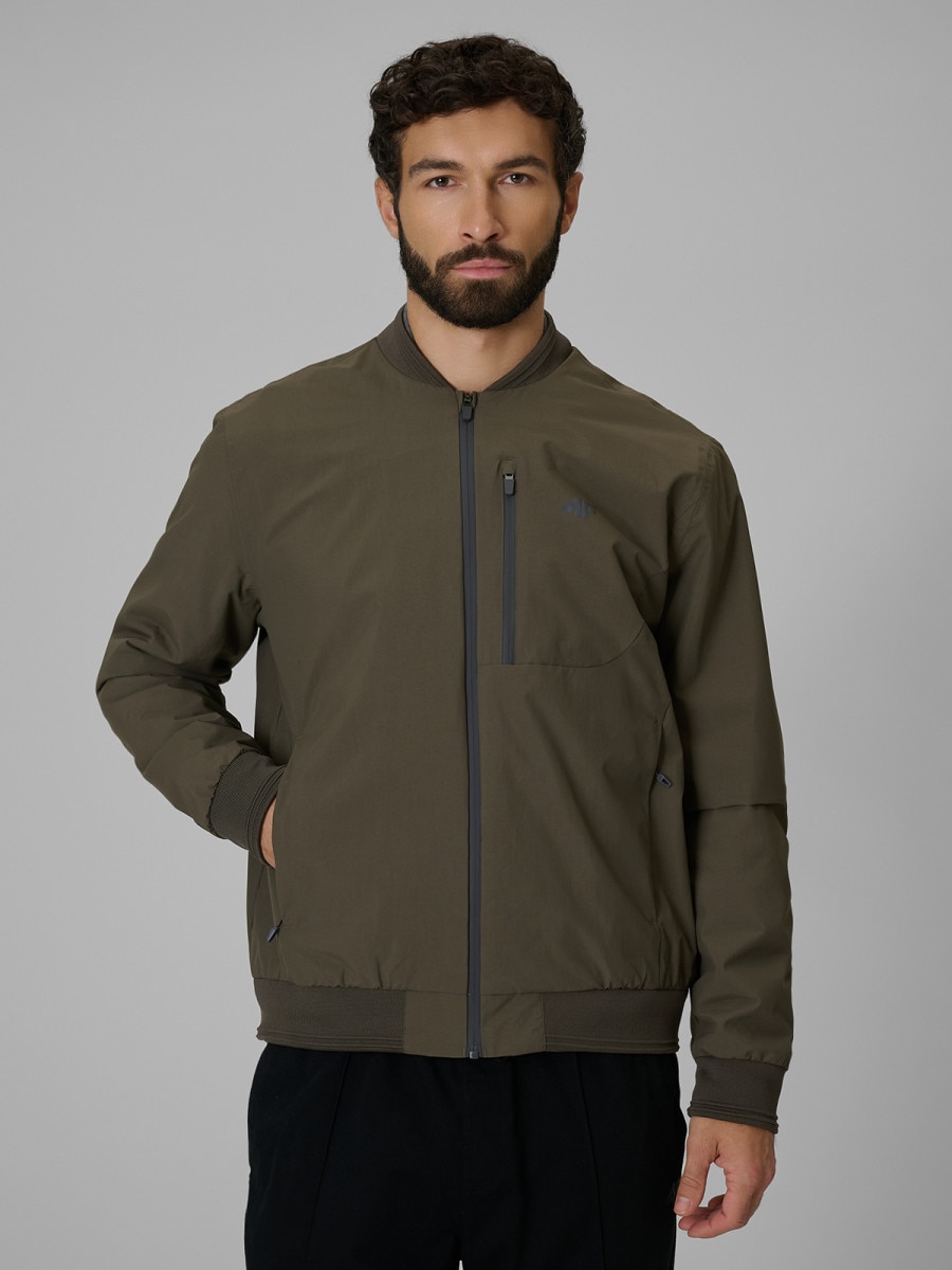 Męska kurtka przejściowa 4F 4FRSS26TTJAM1280 - khaki