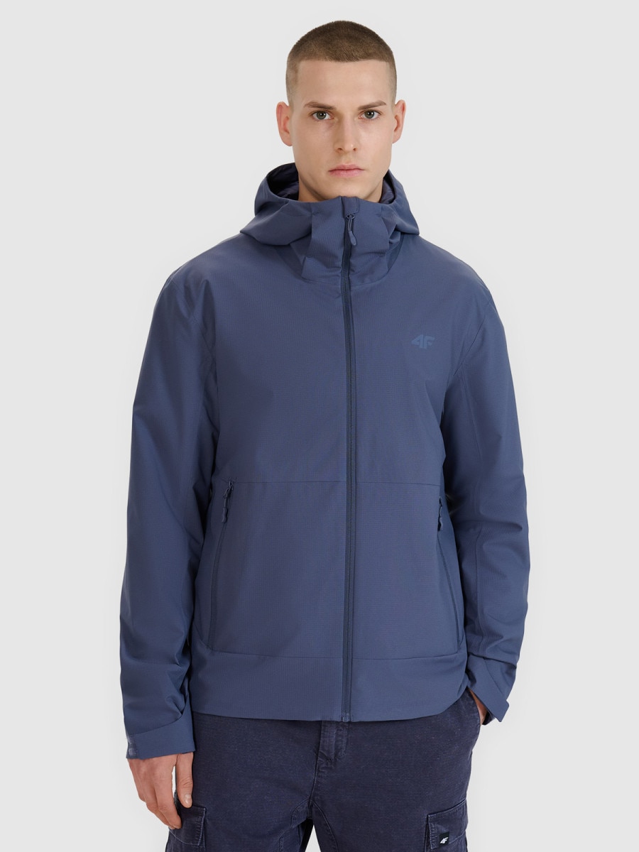 Męska kurtka przejściowa 4F 4FWSS25TTJAM704 - granatowa