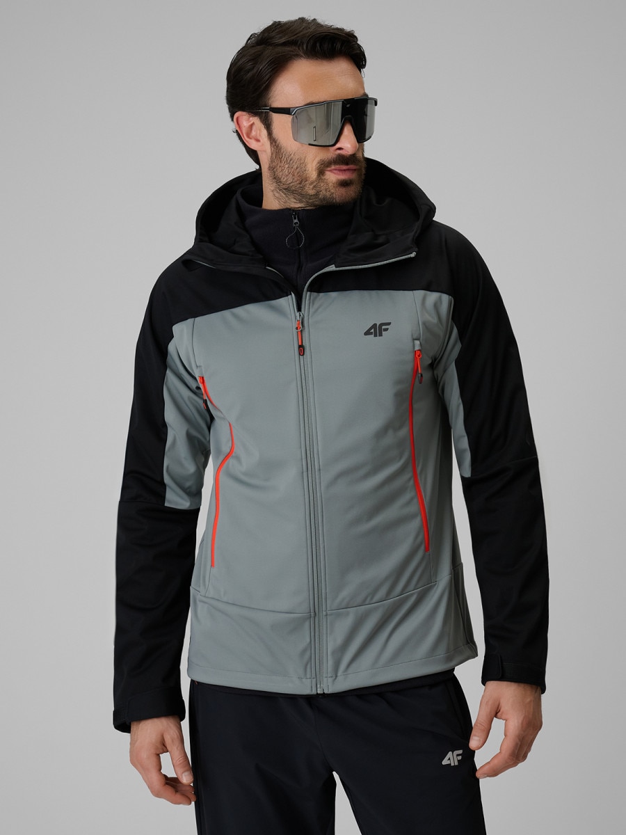 Męska kurtka trekkingowa 4F 4FWSS26TSOFM540 - czarna