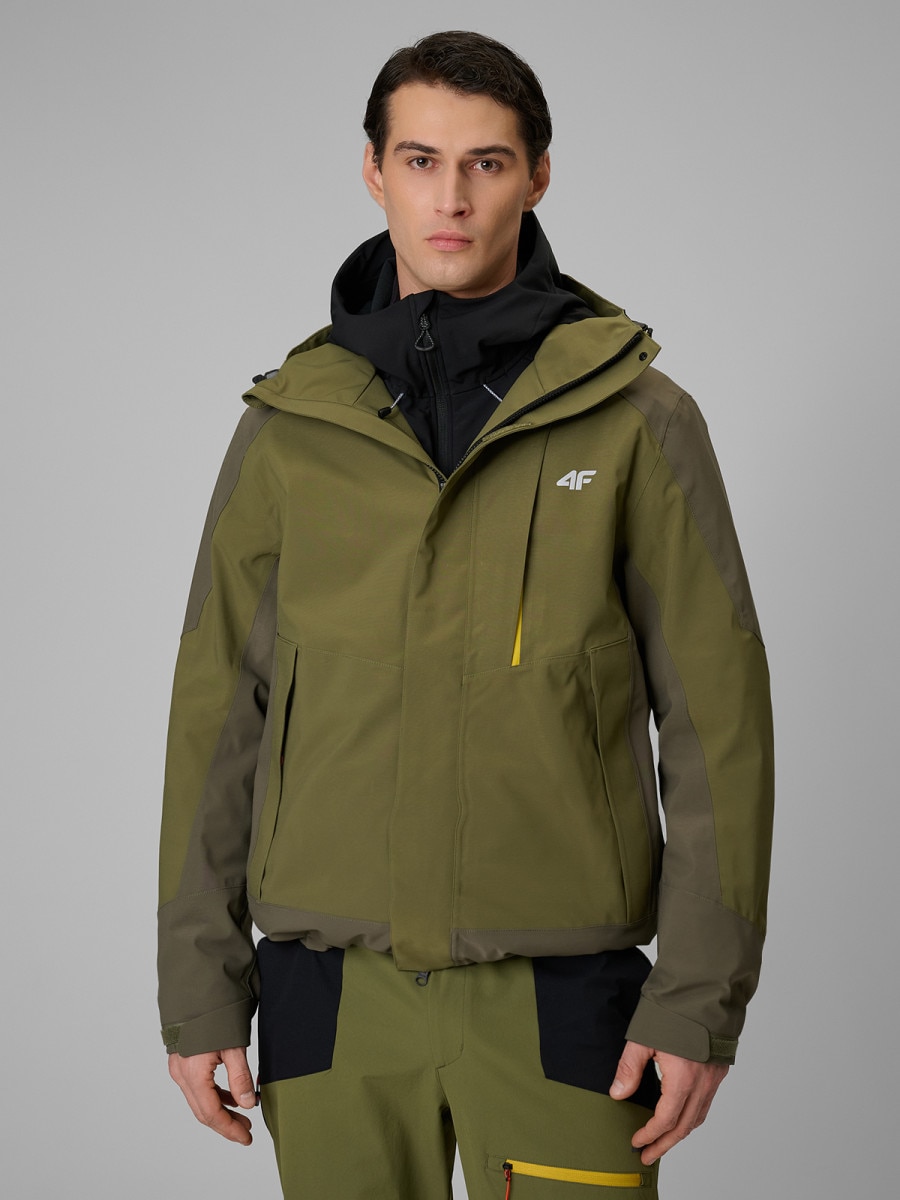 Męska kurtka trekkingowa 4F 4FWSS26TTJAM1103 - khaki