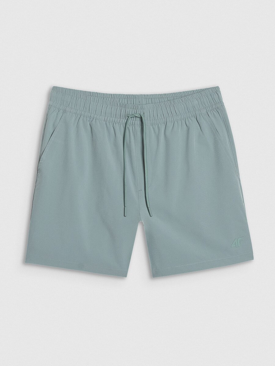 Męskie spodenki plażowe 4F 4FWSS25UBDSM134 - zielone