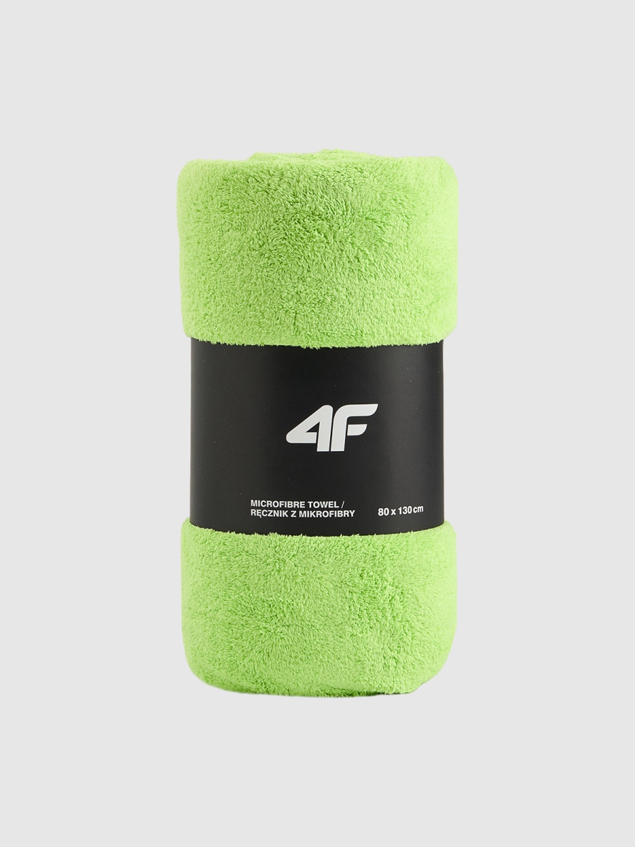 Ręcznik sportowy szybkoschnący M (80 x 130 cm)  4F 4FRSS26ATOWU097 - zielony