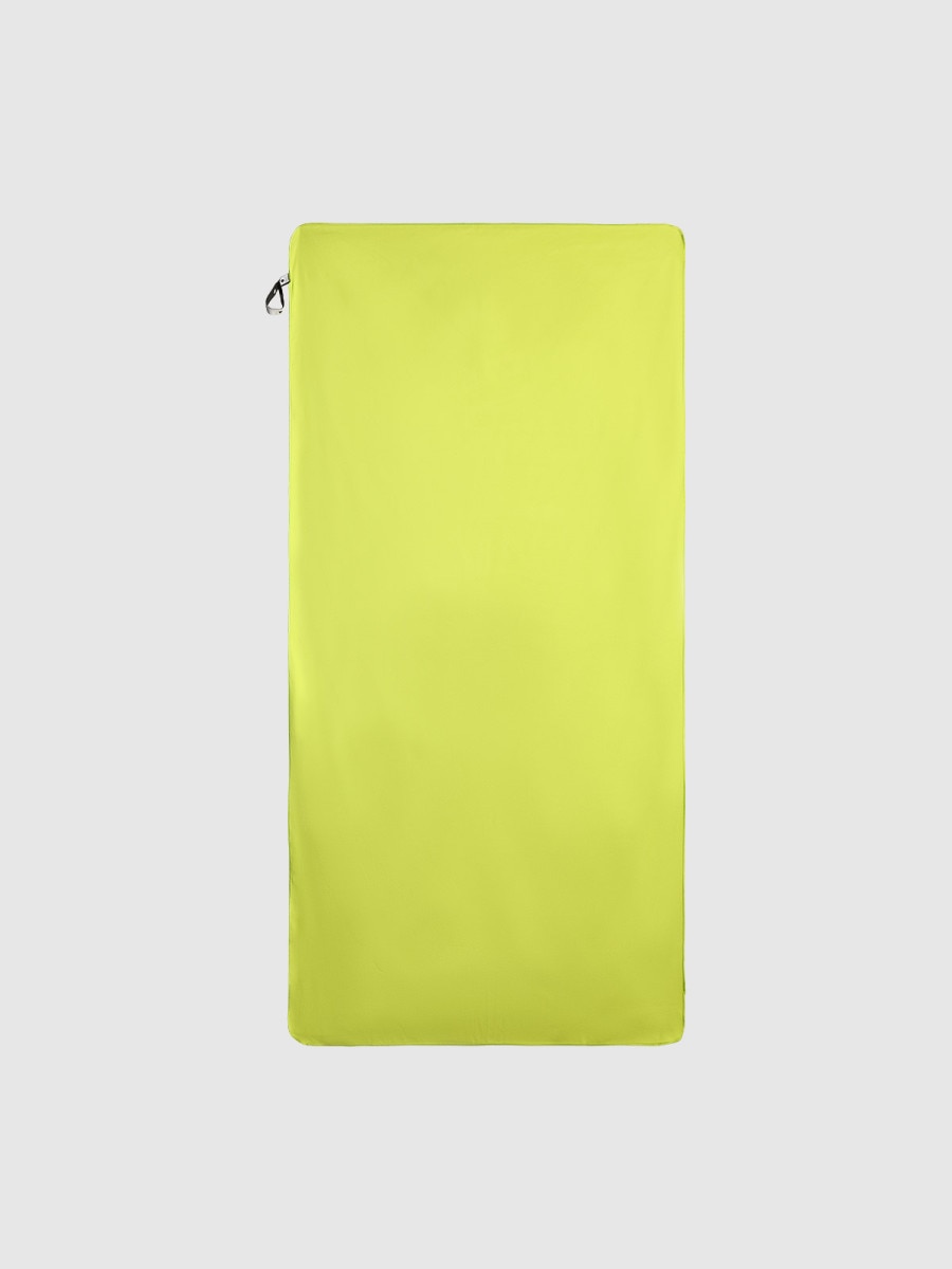 Ręcznik sportowy szybkoschnący M (80 x 170 cm) 4F 4FRSS26ATOWU082 - limonkowy