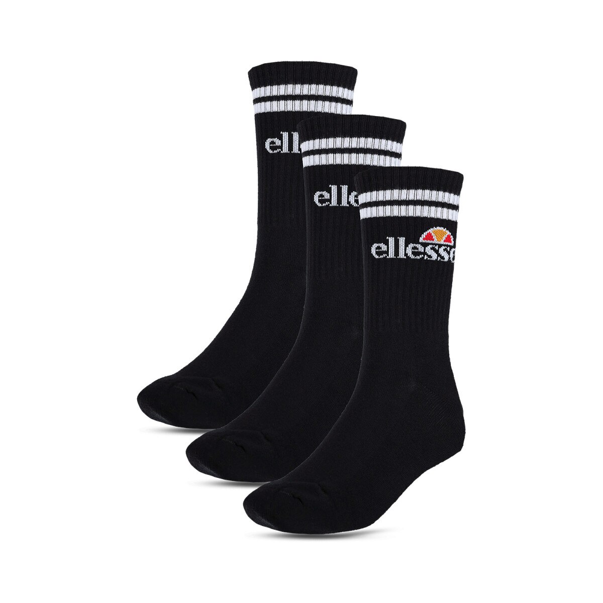 Skarpety uniseks (3-pack) Ellesse Pullo - czarne