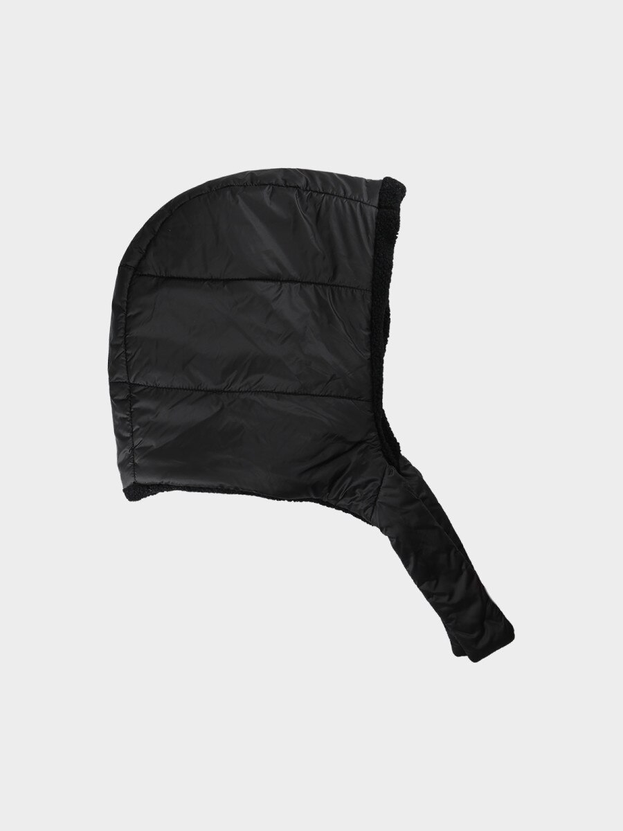 Damska czapka-kaptur Outhorn OTHWAW24ACAPF587 - czarna