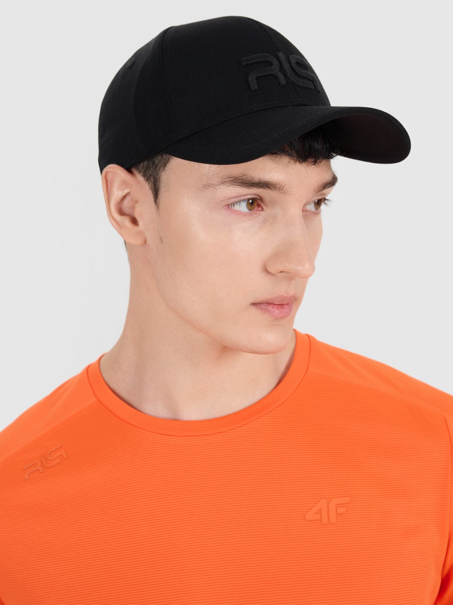 Męska czapka z daszkiem 4F x Robert Lewandowski RL9SSS25ACABM532 - czarny