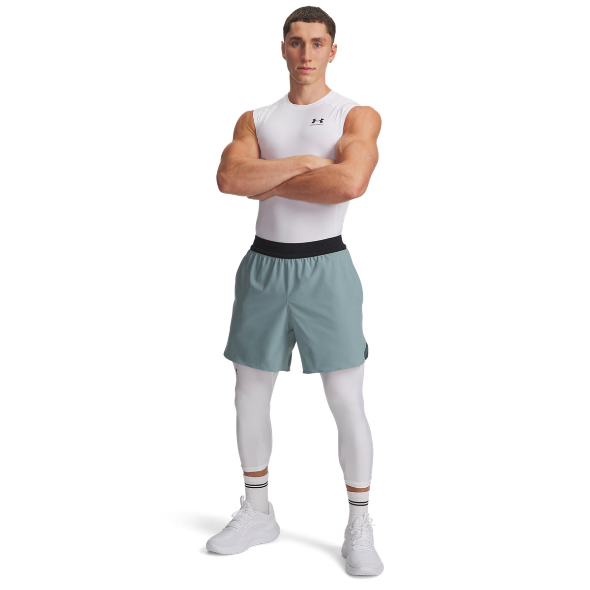 Męskie spodenki treningowe Under Armour UA Vanish Elite Short - zielone
