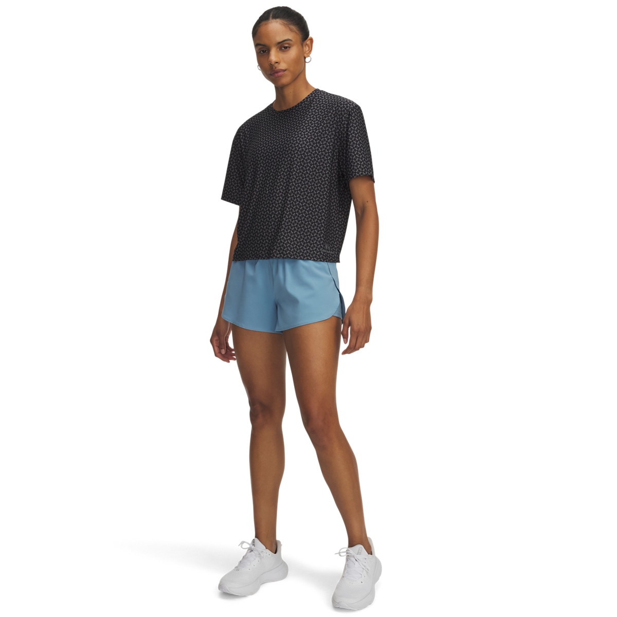 Damskie spodenki treningowe Under Armour UA Vanish 2in1 Short - niebieskie