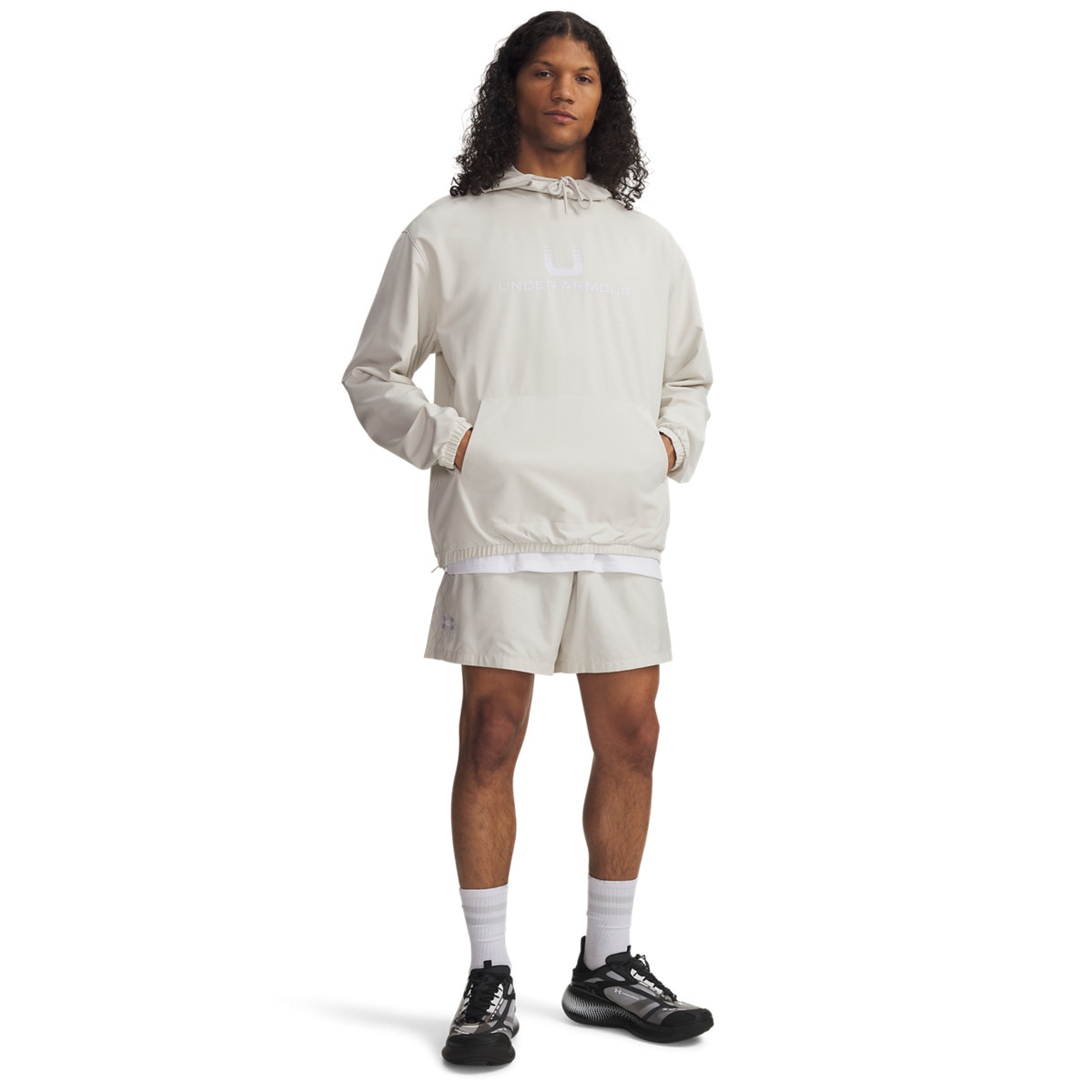 Męskie spodenki Under Armour UA Essential Volley Short - białe