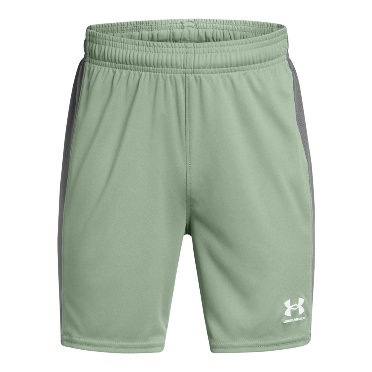 Chłopięce spodenki treningowe Under Armour UA B's Ch. Knit Short - zielone