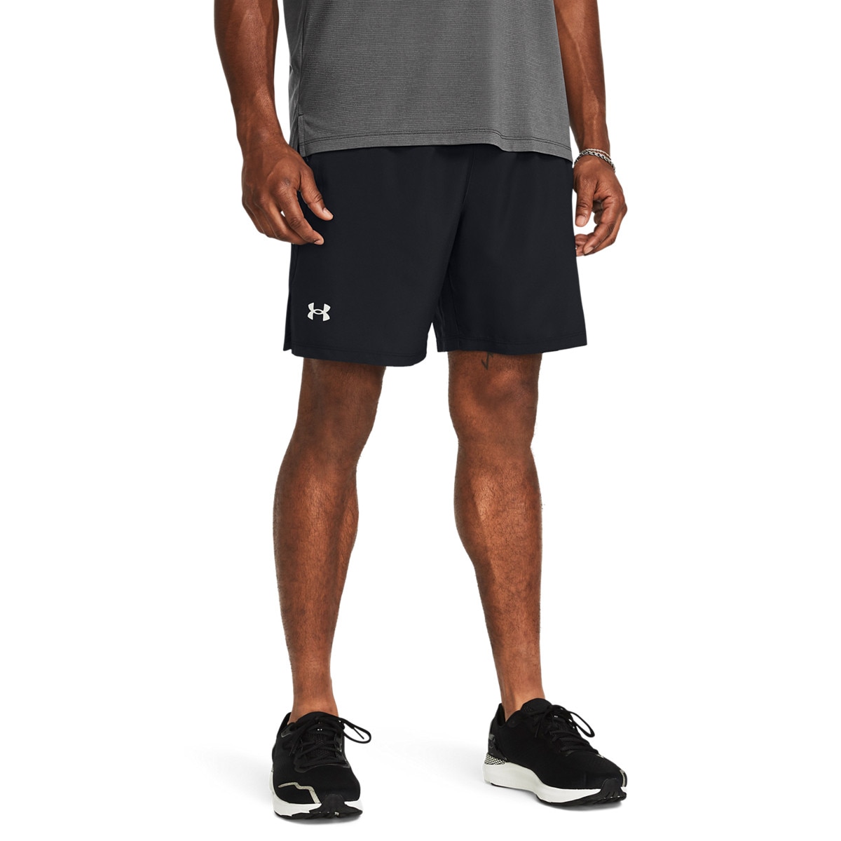 Męskie spodenki do biegania Under Armour UA Launch 7\'\' Short - czarne