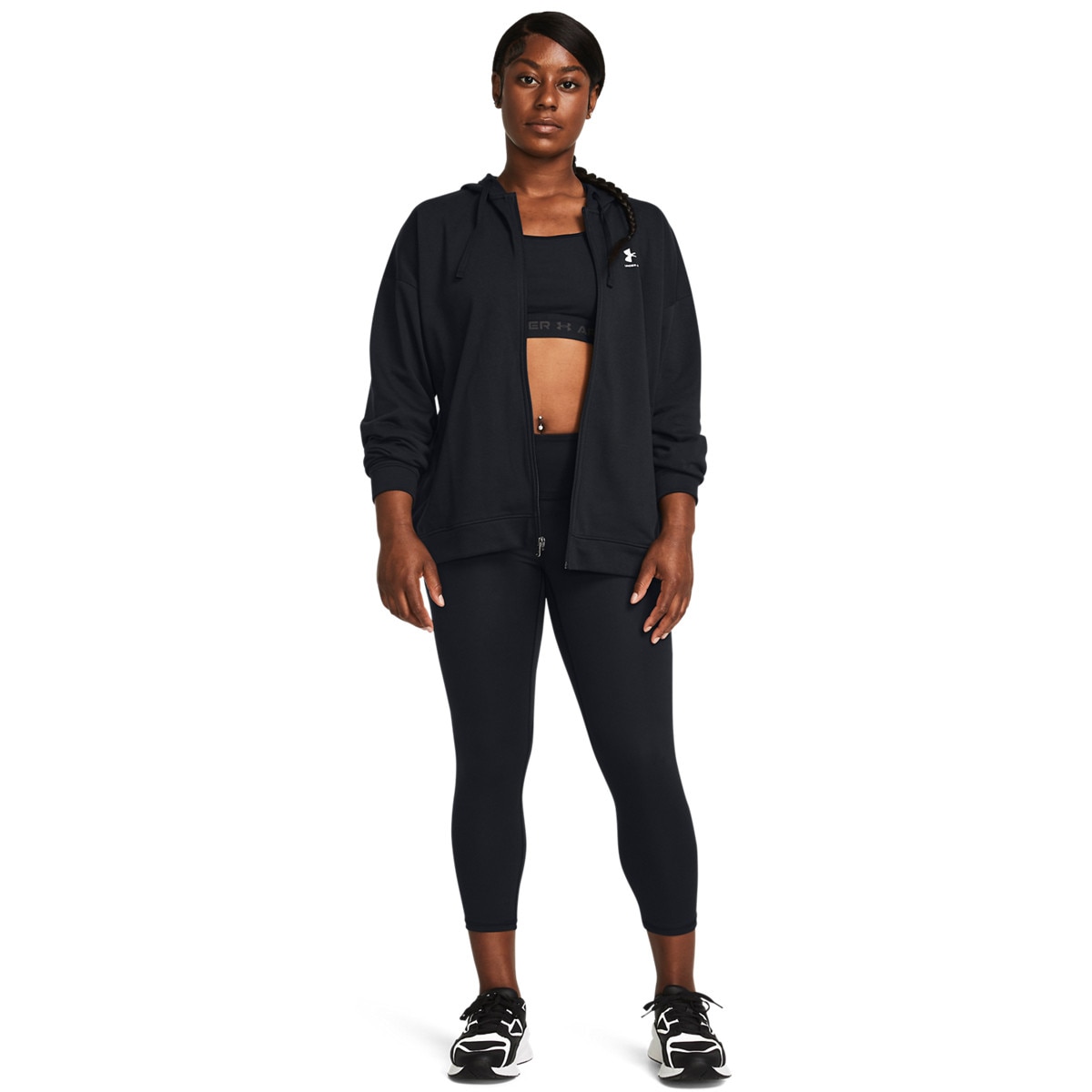 Damskie legginsy treningowe Under Armour Motion Capri - czarne