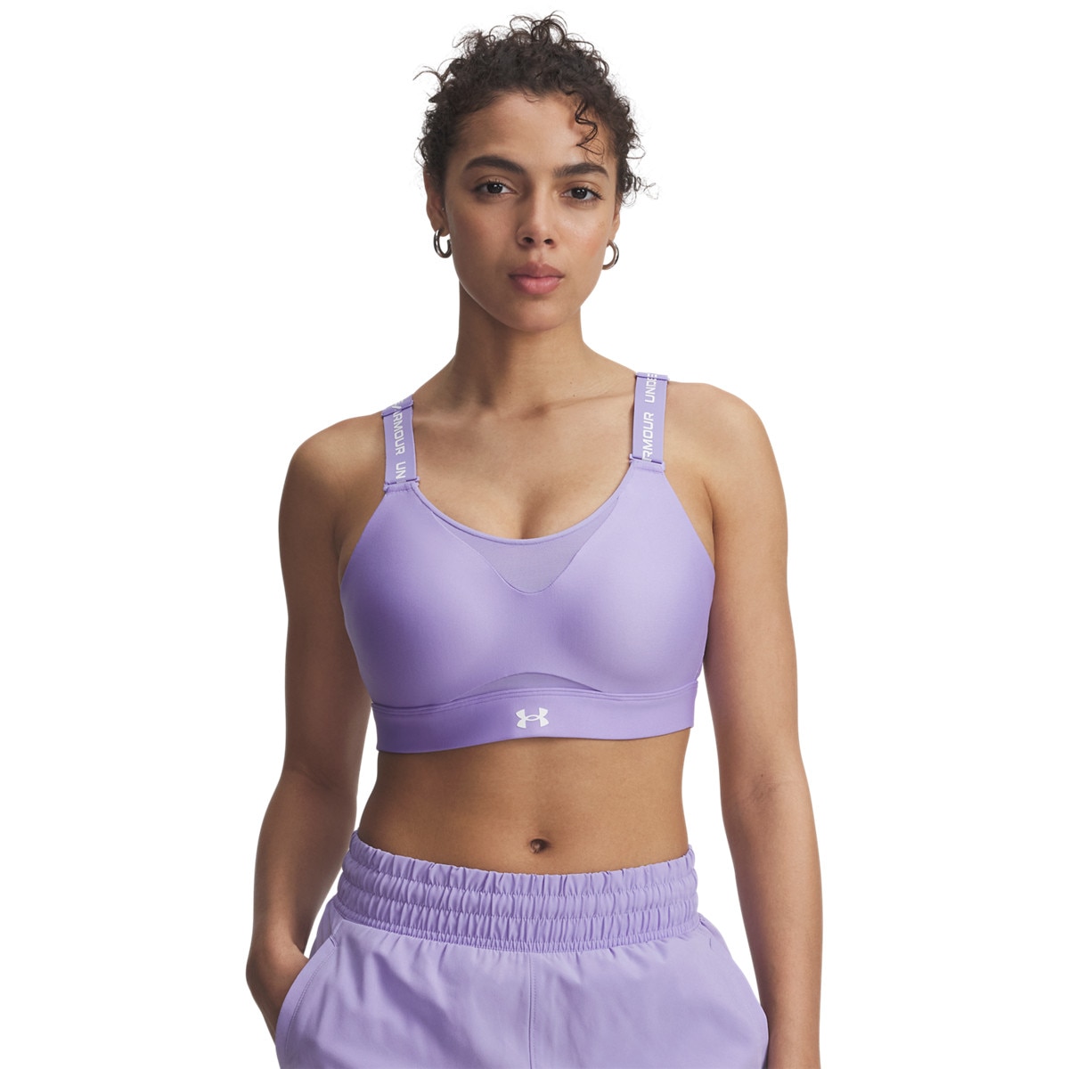 Biustonosz treningowy Under Armour UA Infinity High 2.0 Bra - fioletowy