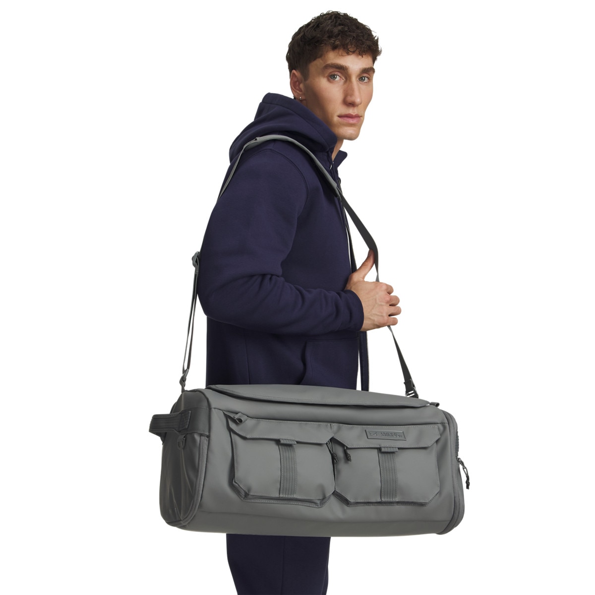 Plecak treningowy uniseks 48 l Under Armour UA Triumph Backpack Duffle - szary
