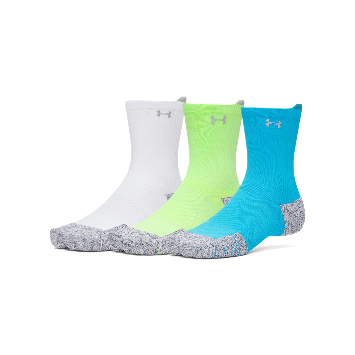Skarpetki do biegania uniseks (3-pack) Under Armour UA AD Run Cushion 3pk Crew - multikolor