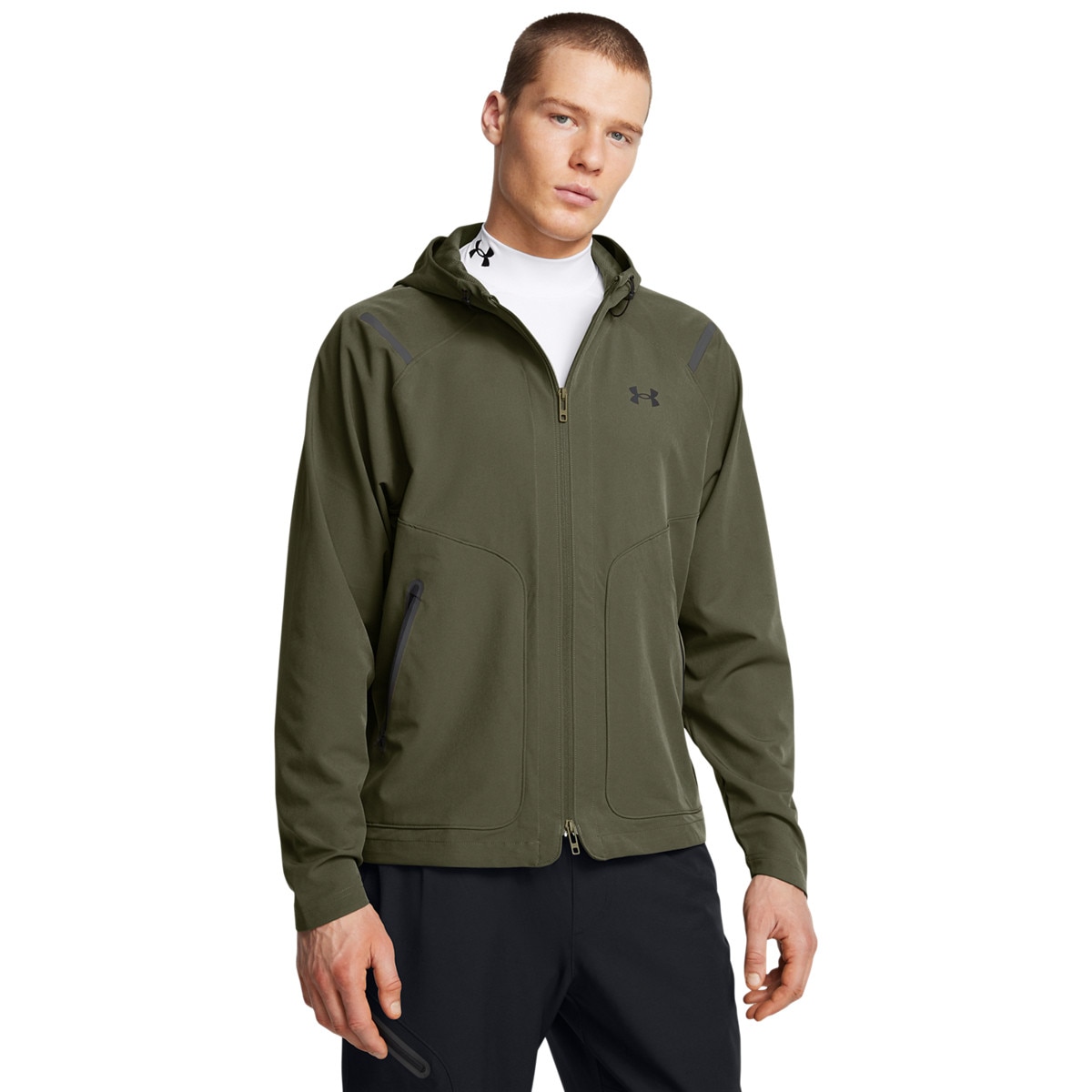 Męska kurtka przejściowa Under Armour UA Unstoppable Jacket Lc - oliwkowa/khaki