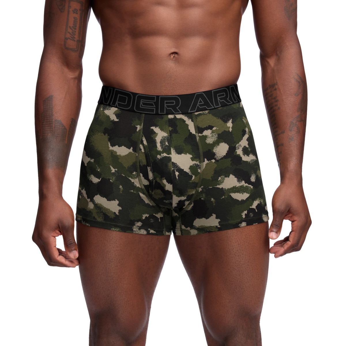 Męska bielizna treningowa (3-pack) Under Armour M UA Perf Cotton Nov 3in - multikolor