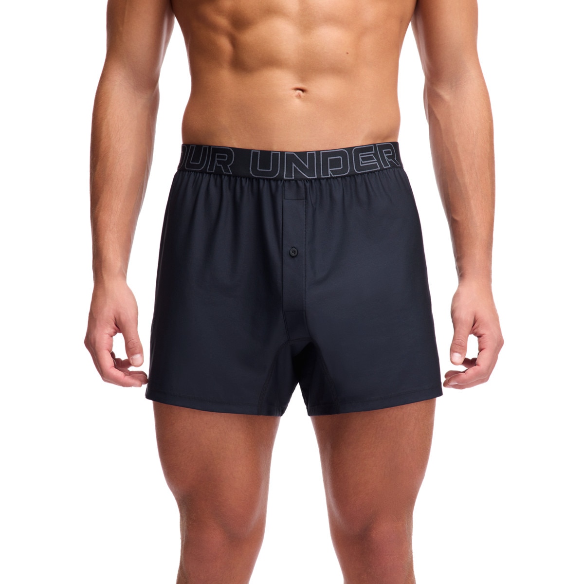 Męskie bokserki treningowe (3-pack) Under Armour UA Performance Tech Mesh 6” - czarne