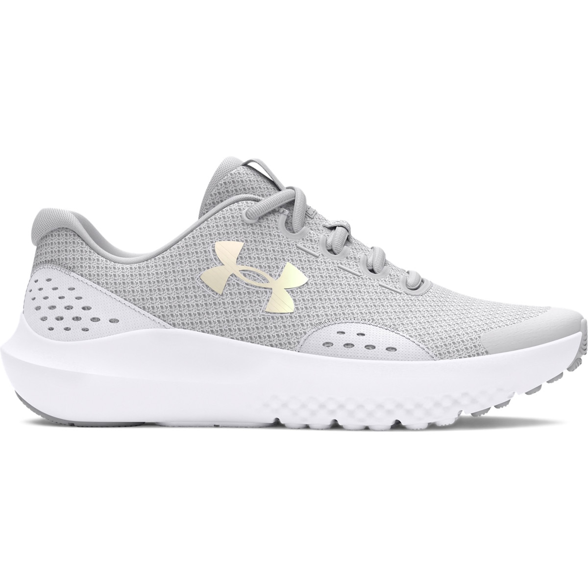 Dziewczęce buty do biegania Under Armour UA Ggs Surge 4 - szare