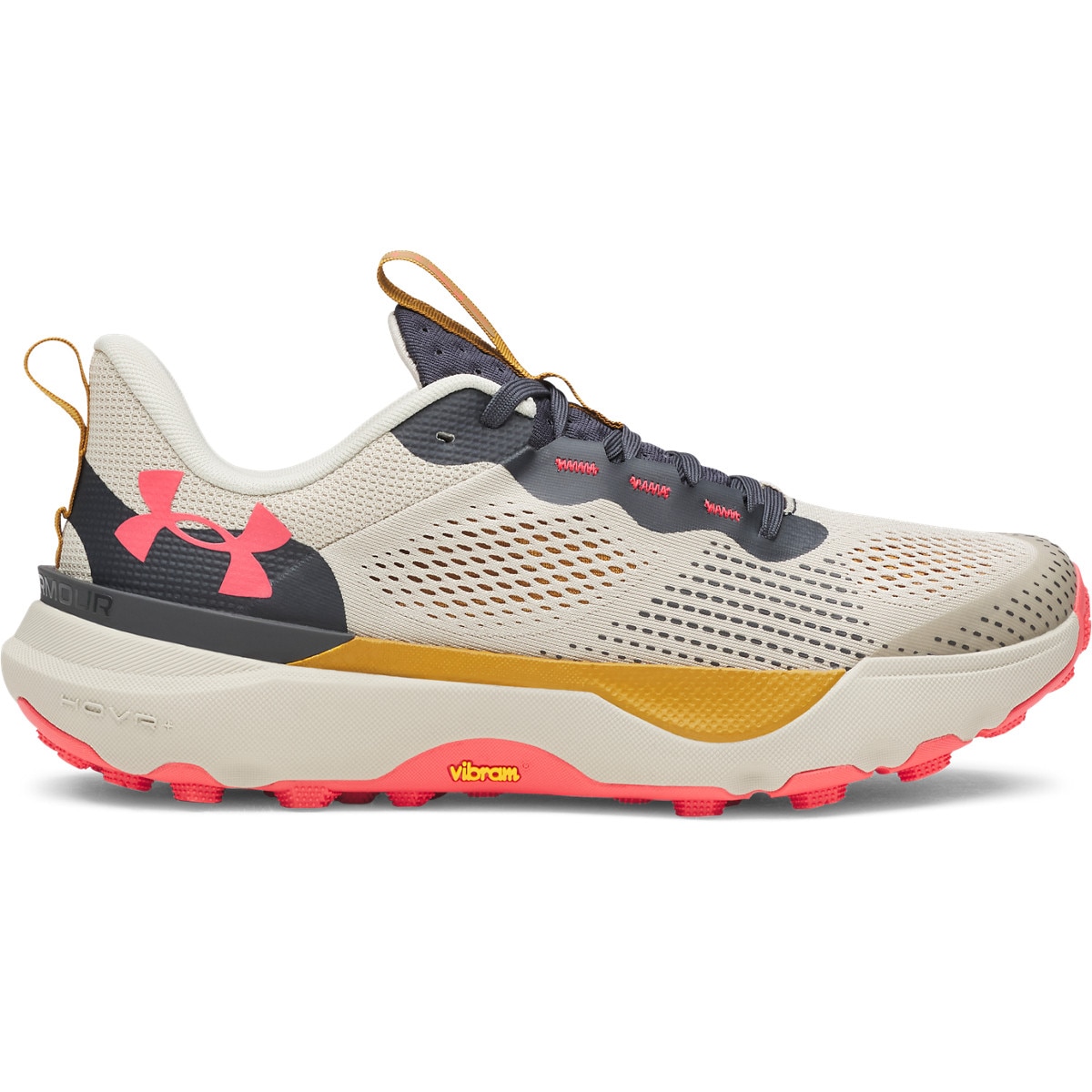 Buty do biegania uniseks Under Armour UA U Infinite Pro Trail - beżowe