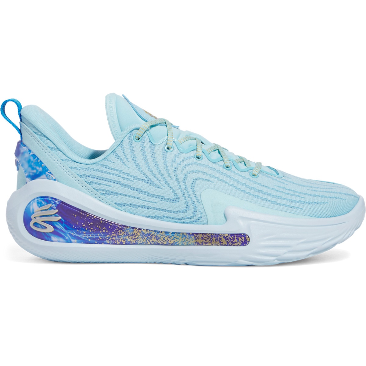 Buty do koszykówki uniseks Under Armour Curry Flow 12 "Pisces" - niebieskie