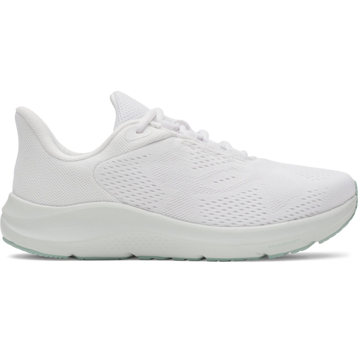 Damskie buty do biegania Under Armour UA W Charged Pursuit 4 Big Logo - białe