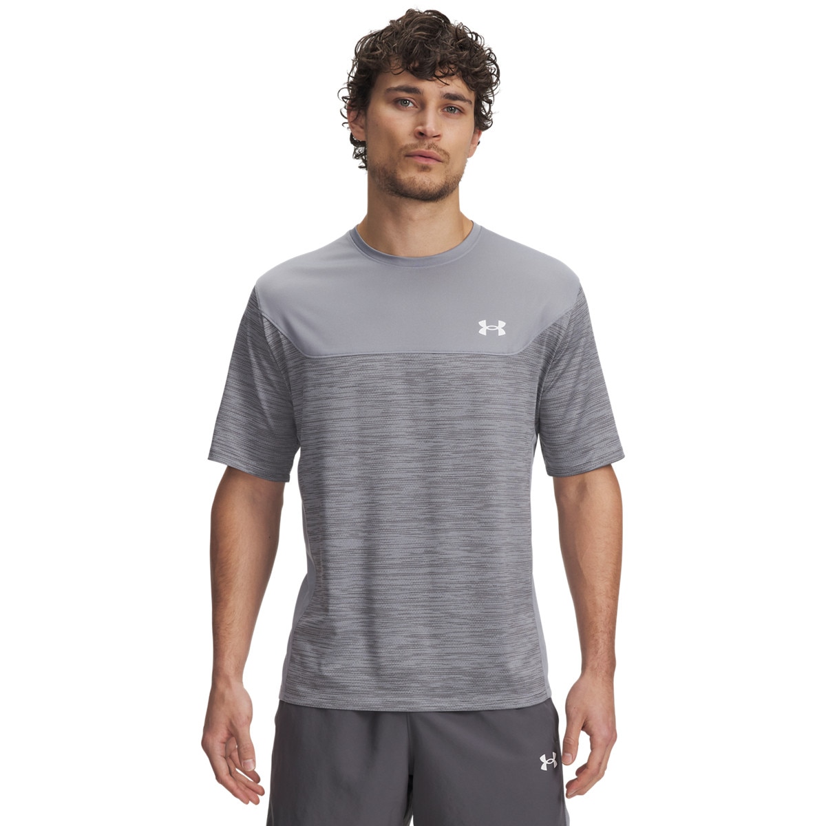 Męska koszulka treningowa Under Armour UA Tech Utility SS - szara
