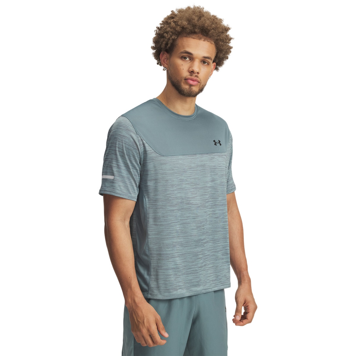Męska koszulka treningowa Under Armour UA Tech Utility SS - niebieska