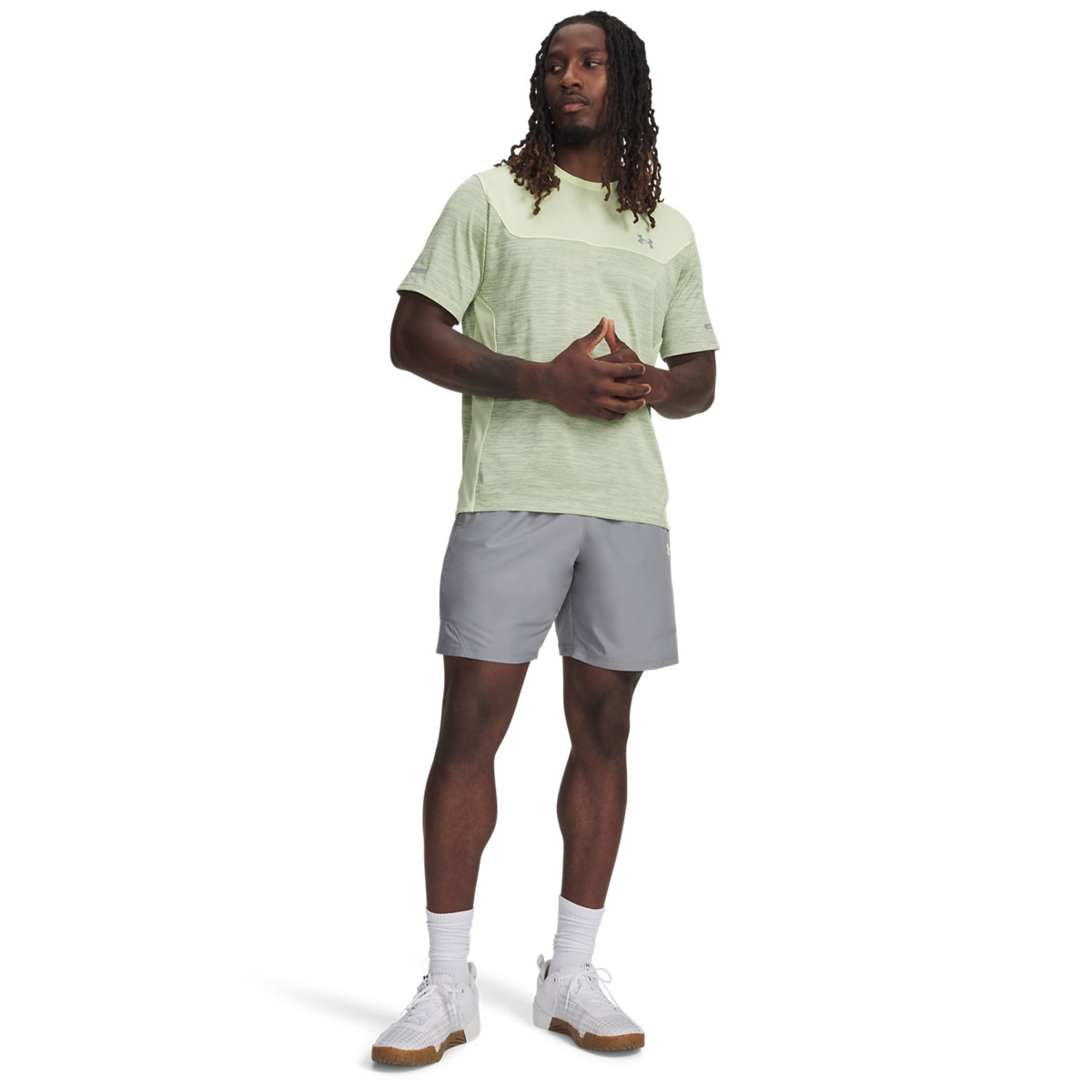 Męskie spodenki treningowe Under Armour UA Tech Utility Shorts - szare