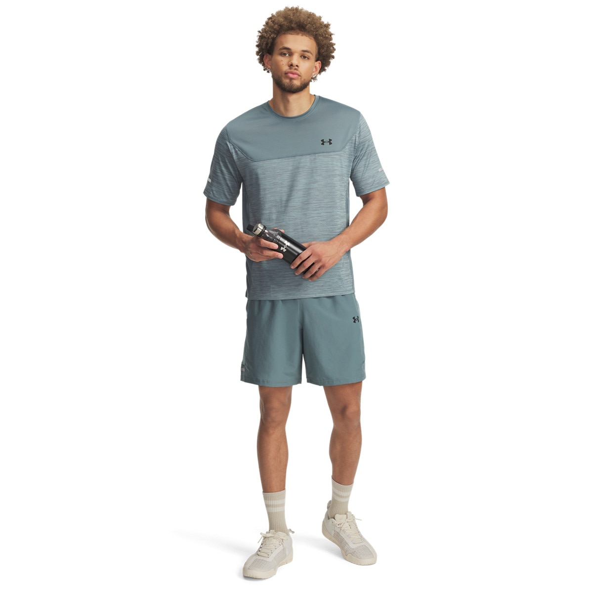 Męskie spodenki treningowe Under Armour UA Tech Utility Shorts - niebieskie