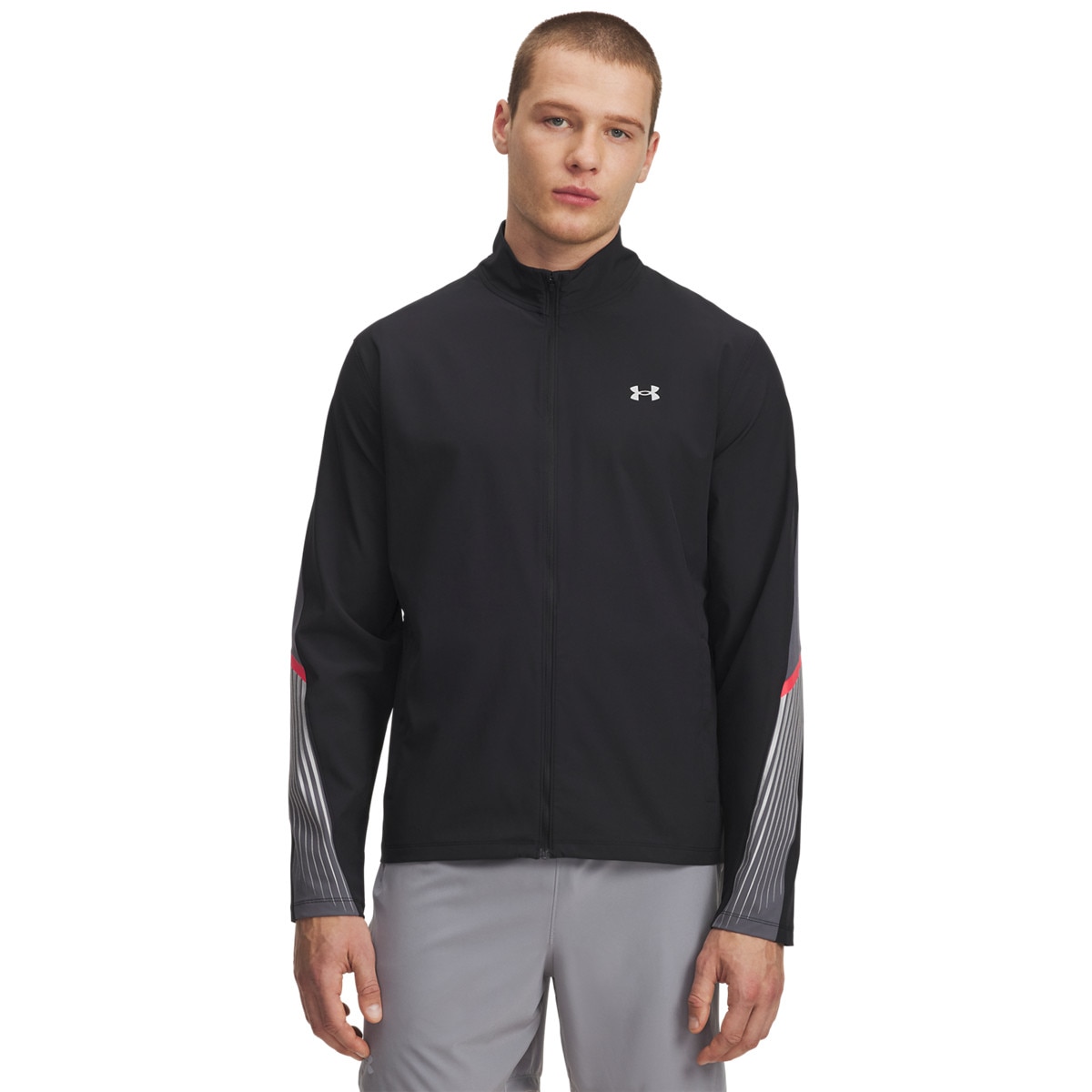 Męska bluza do biegania Under Armour UA Velociti Storm Jacket - czarna