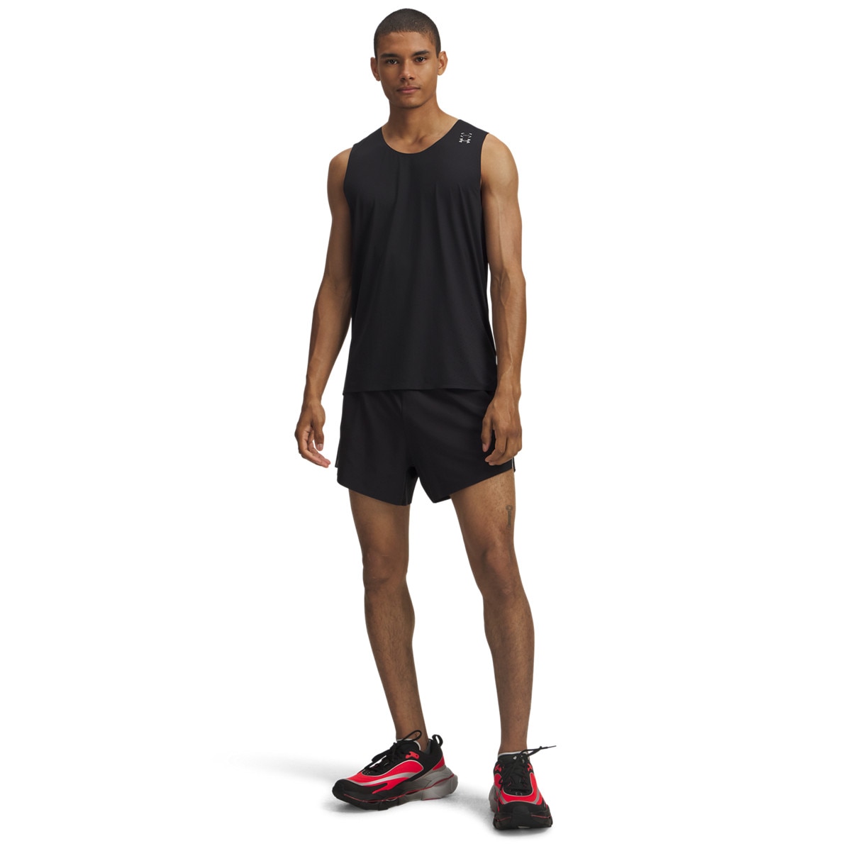 Męskie spodenki do biegania Under Armour UA Halo Run Short - czarne