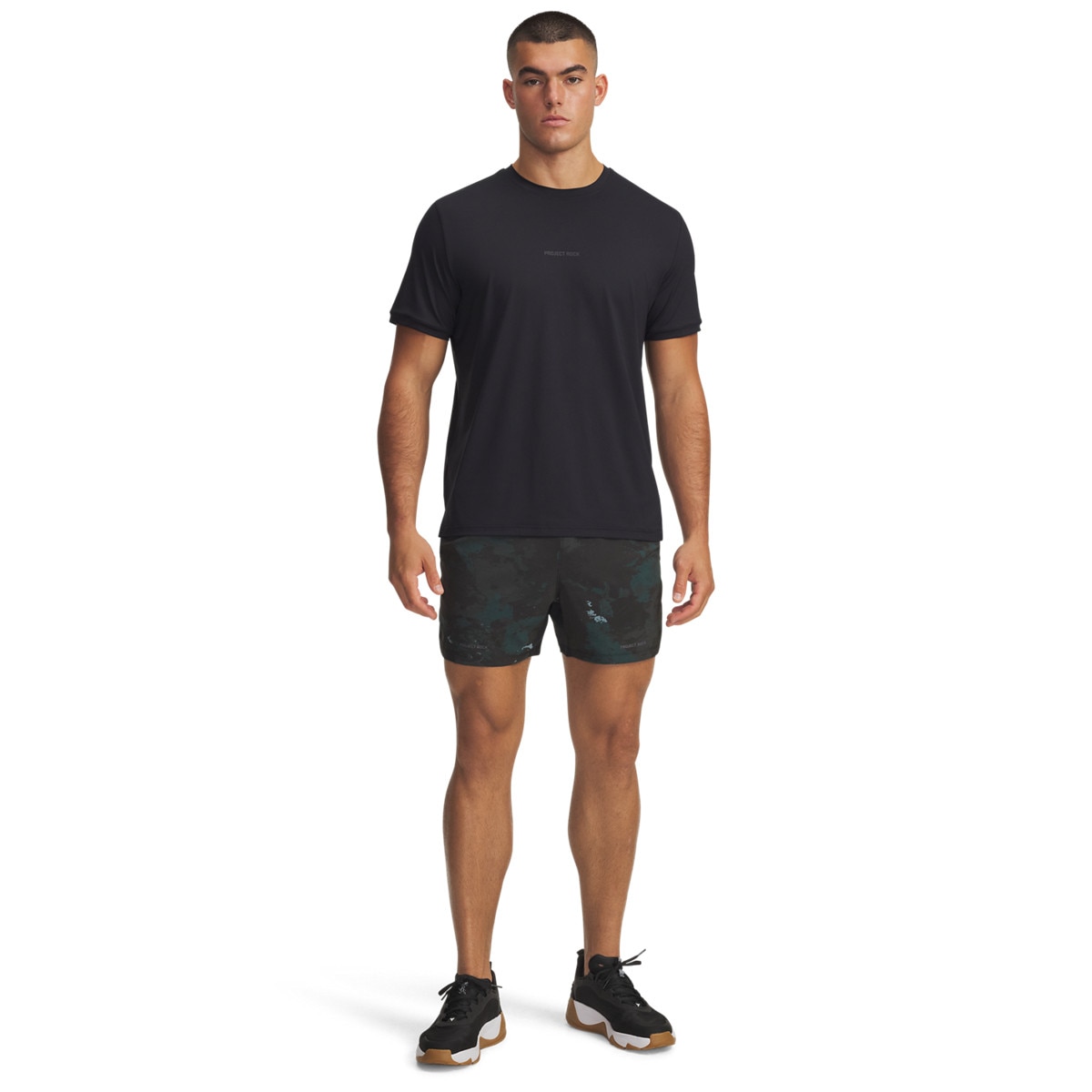 Męskie spodenki treningowe Under Armour Project Rock Ultimate Short - czarne