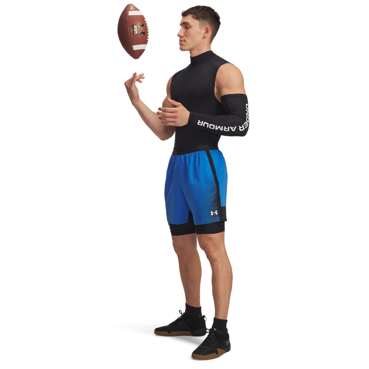 Męskie spodenki treningowe Under Armour Vanish Graphic Short - niebieskie