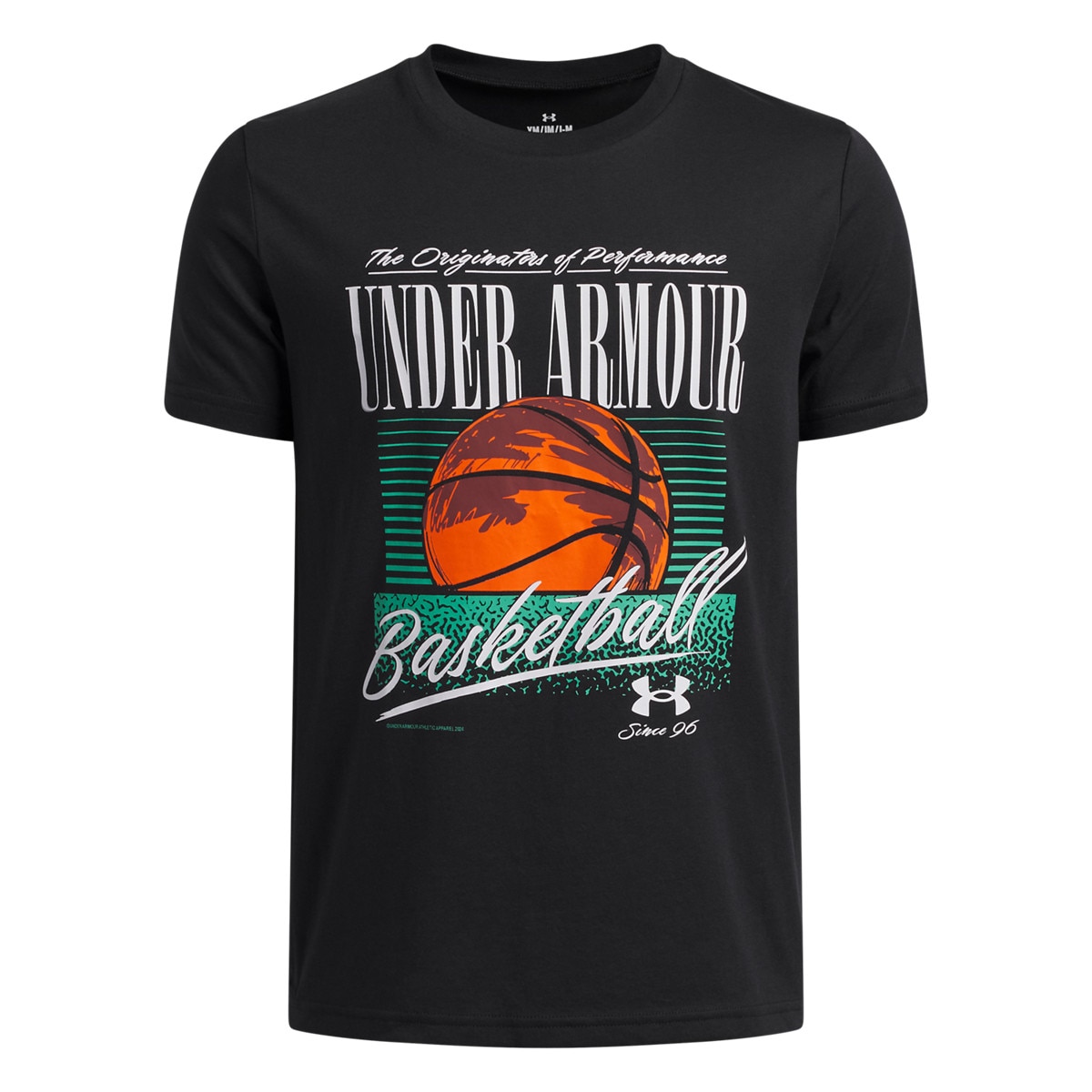 Chłopięca koszulka do koszykóki Under Armour UA B Basketball SS - czarna