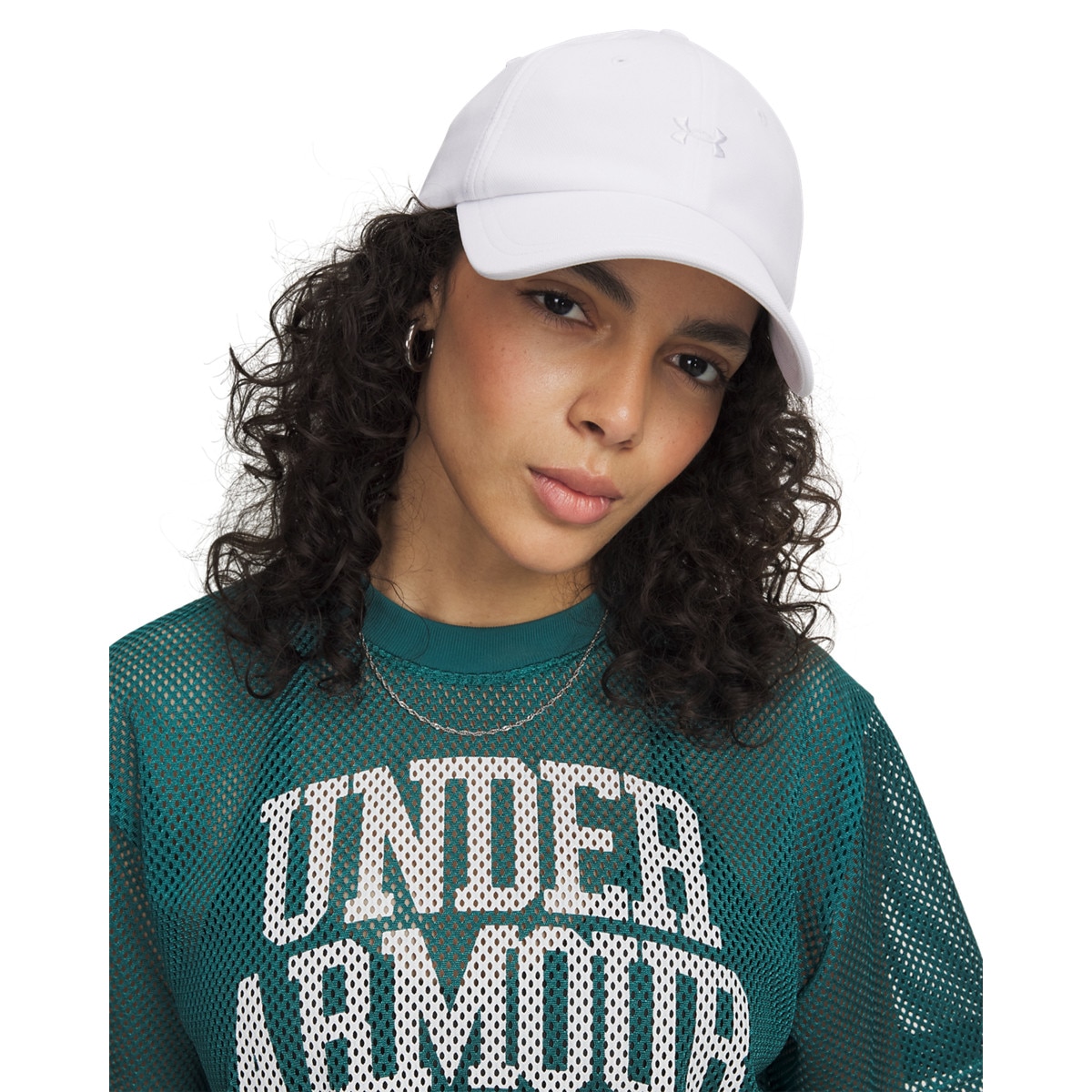 Damska czapka z daszkiem Under Armour UA Blitzing Low - biała