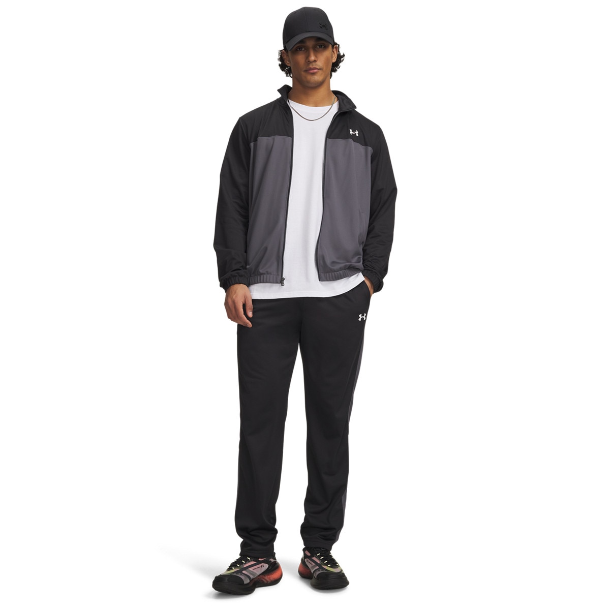 Męski komplet dresowy Under Armour UA EMEA Tracksuit Novelty - czarny