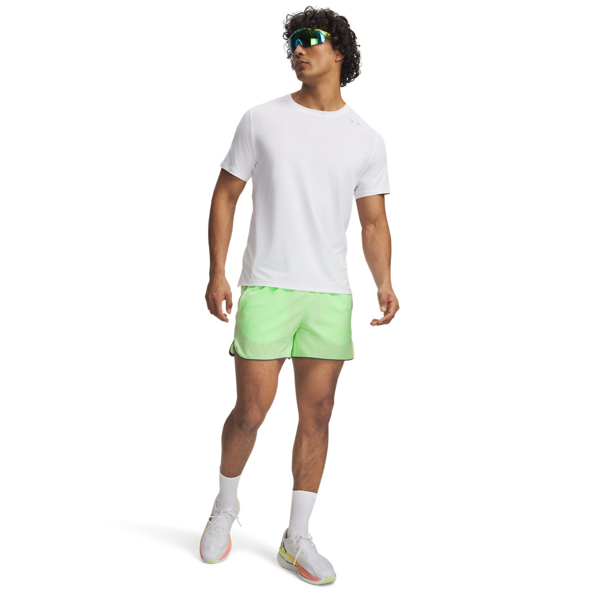 Męskie spodenki do biegania Under Armour UA Velociti Pro Vent 5"Short - zielone